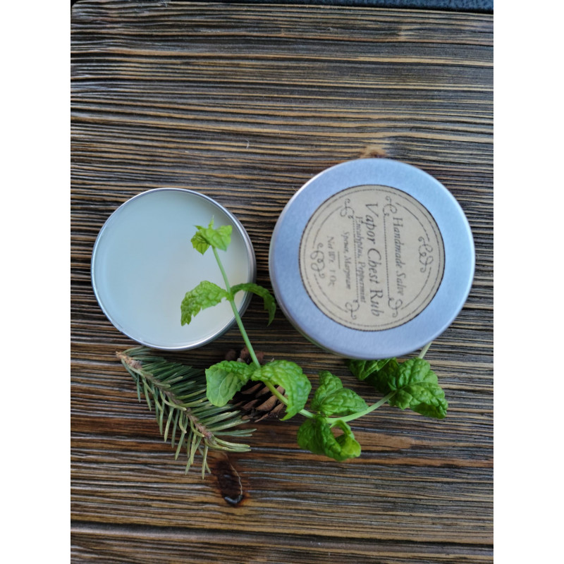 Natural Vapor Chest Rub for Cough & Congestion Relief  Safe for Ages 6+